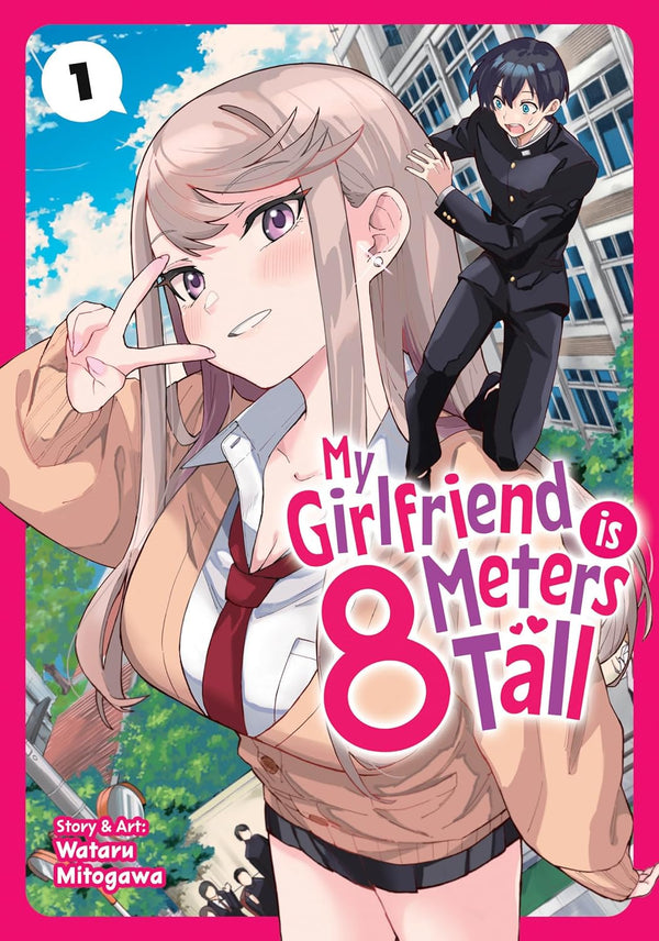 My Girlfriend is 8 Meters Tall Vol. 1, manga cover