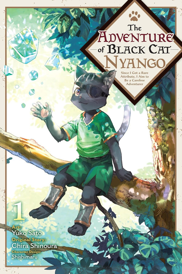 The Adventure of Black Cat Nyango Vol. 1, manga cover