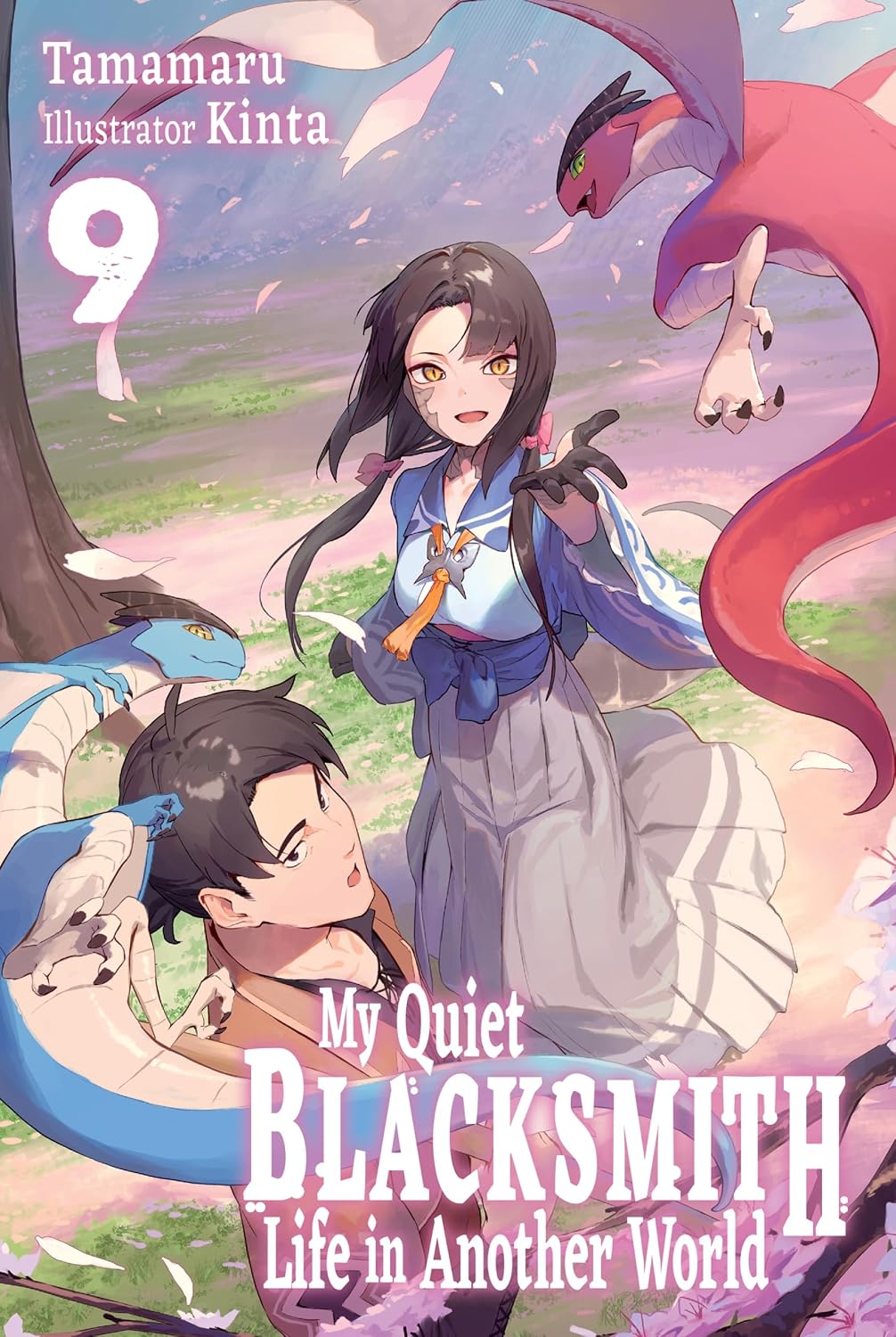 My Quiet Blacksmith Life in Another World Vol. 9, light novel cover