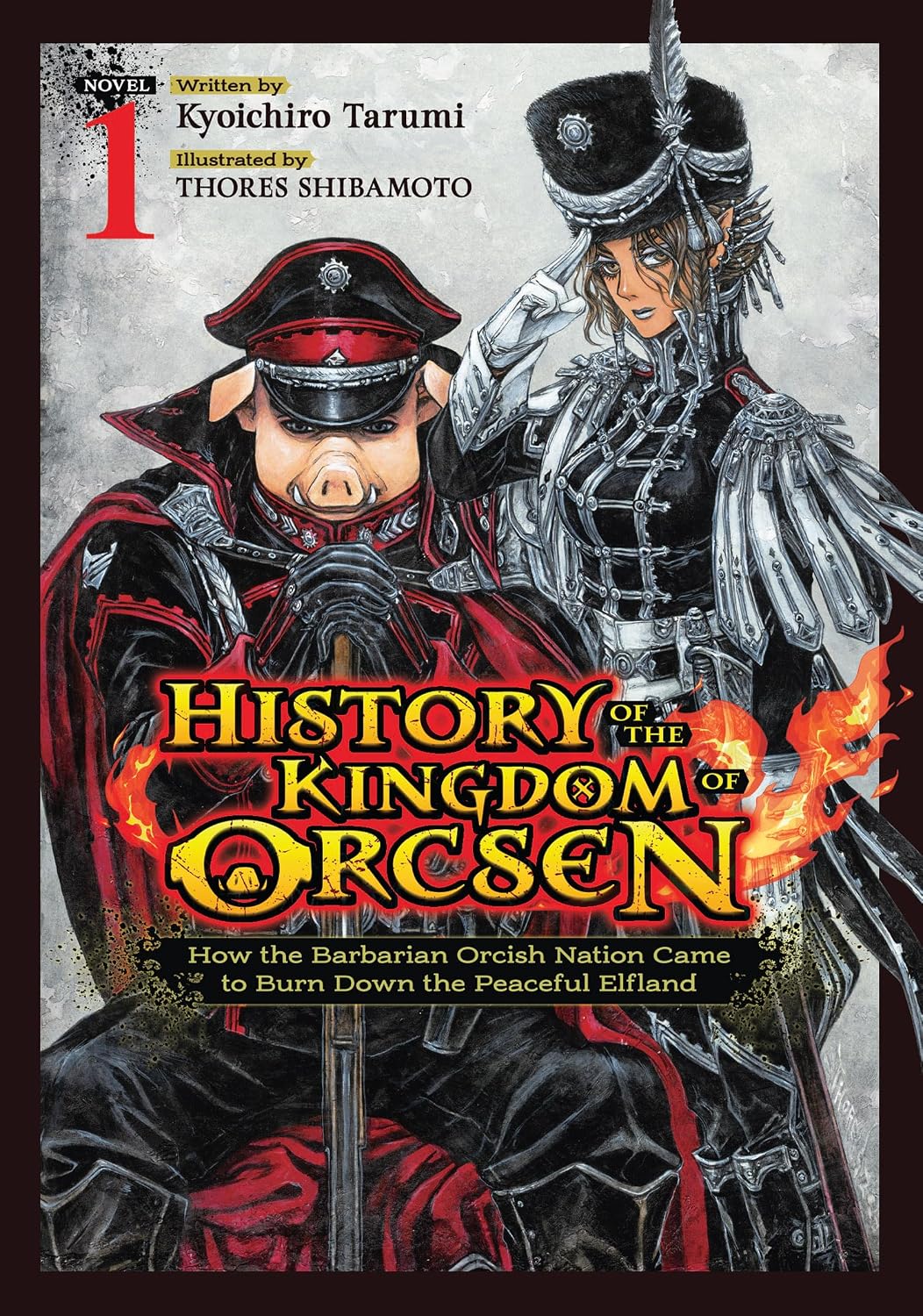 History of the Kingdom of Orcsen Vol. 1, light novel cover