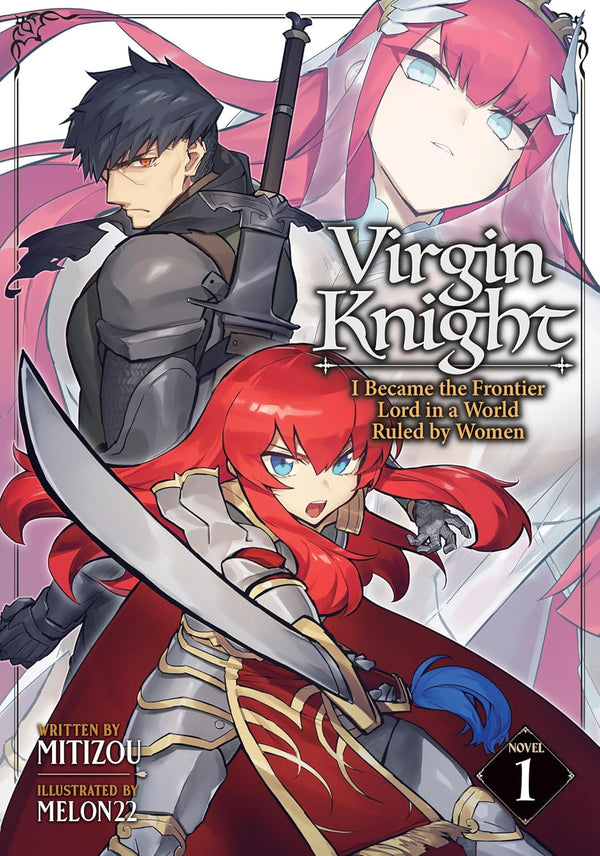 Virgin Knight: I Became the Frontier Lord in a World Ruled by Women Vol. 1, light novel cover